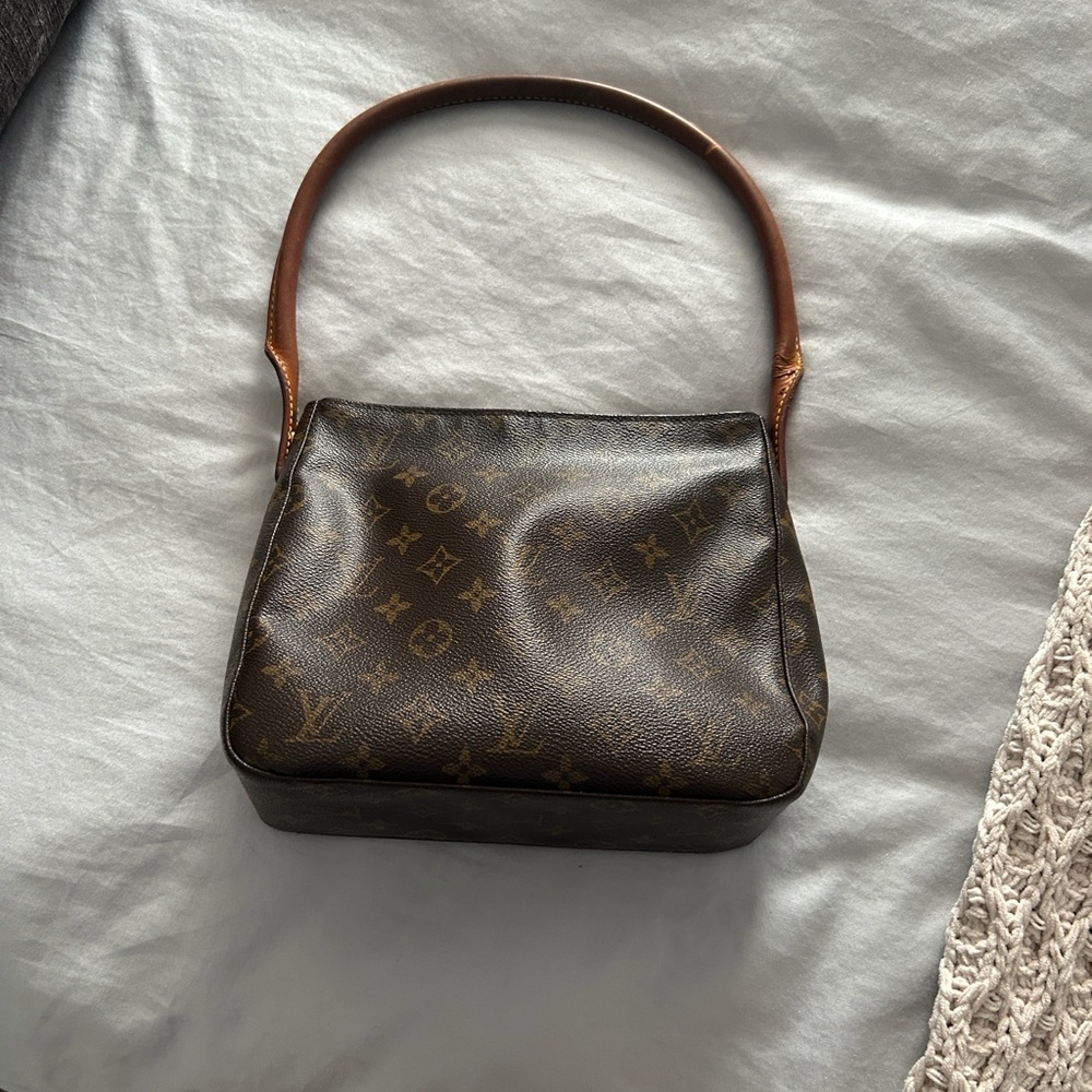Brown Monogram Shoulder Bag